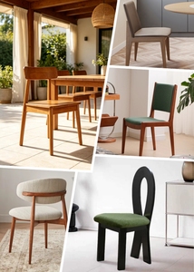 Fauteuil pliant en bois de caoutchouc massif avec cadre robuste et épais, assise et dossier rembourrés, vente en gros, rangement facile, directement de l'usine, en vrac - Product Image 6
