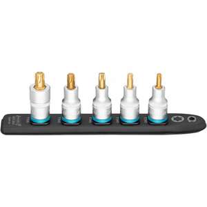 HAZET - 992T-SR/5 SmartRail 1/2 ''TORX®Jeu de douilles (5 pièces) -EAN 4000896245307 DOUILLES À MAIN 1/2" - Product Image 1