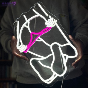 Sexy Lady <span class=keywords><strong>Led</strong></span> Neon Dấu Hiệu Với Biến Áp Và Điều Khiển Từ Xa Cho Đảng Trang Trí Phòng Ngủ Bố Trí Thanh Cơ Thể Sexy Ánh Sáng Neon - Product Image 4