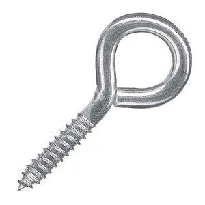 M6 M8 M10 M12 M14 M16 Full Thread Lifting Ring Eye Bolt Lag Screw Double Eyelet Bolt Stainless Steel Eye Ring Bolt