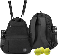 Sac à dos de Tennis professionnel pour hommes femmes sac de raquettes de Padel compartiment à chaussures ventilé peut contenir 2 raquettes en Polyester Durable