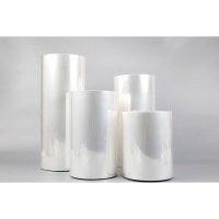 Rouleau en plastique réutilisable transparent pof film rétractable pour emballage de savon de bain