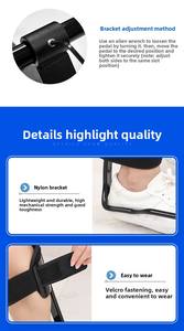 Penyangga Kaki Jatuh Eksternal-AFO Ortosis Rehabilitasi Stroke Hemiplegia Tanpa Melepas Sepatu Ringan Bernapas Dukungan Nilon - Product Image 6