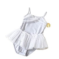 Robe de danse pour filles, justaucorps scintillant à sequins, jupe tutu, tenue professionnelle pour la pratique et la performance de ballet et de danse chinoise