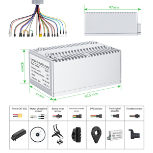 <span class=keywords><strong>Kit</strong></span> de conversion vélo électrique avec moteur de moyeu arrière 27,5 pouces 60V 2000W 35N.M, écran LCD et clé à distance NFC - Entrepôt UK - Product Image 3