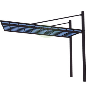 <span class=keywords><strong>Abri</strong></span> de voiture en aluminium cantilever de toit en polycarbonate en métal facile à bricoler avec garantie de 15 ans respectueux de la nature - Product Image 5
