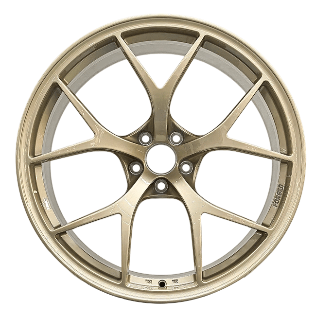 Champagne Gold 20 Inch Forged Alloy Wheels 5*108 Y Spoke Design ...