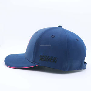 Gorras de Béisbol Personalizadas de 5 Paneles con Bordado a Mano, Estilo Deportivo, 100% Poliéster, con Parche de Goma, Unisex - Product Image 3