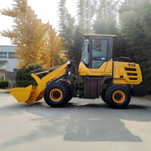 小型前轮装载机 4x4 迷你轮式装载机 柴油紧凑型装载机 带抓斗附件 - Product Image 1