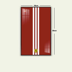 Modèle de puzzle de voiture de sport pour décoration murale - Cadre noir avec éclairage LED mural suspendu - <span class=keywords><strong>Peinture</strong></span> décorative - Convient aux enfants - Product Image 5
