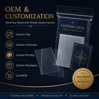 Film de protection transparent pour cartes de visite en PP, imperméable et anti-rayures, vente en gros, offre spéciale