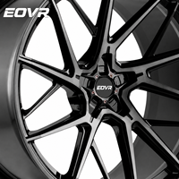 Ruedas Forjadas EVOR Monobloque 5x114.3 5x120 5x130 de Alta Resistencia, Nuevo Diseño, 19 20 21 22 Pulgadas, Personalizables, Aleación, para Autos de Lujo