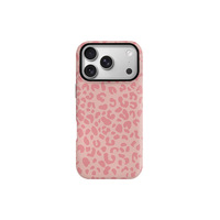 Étui de téléphone portable magnétique à motif animal pleine surface, imprimé léopard, pour 17/16 Pro/15 Pro