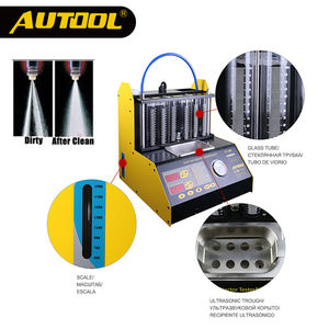 CT200 OEM çin fabrika özelleştirmek bmw benz ultrasonik 6 silindir temiz elektronik araç araba motosiklet için yakıt enjektörü test cihazı - Product Image 3