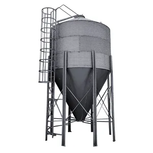 silo for corn grain poultry feed bins grain silo transport wheat silo from ZHMIT 5.4T