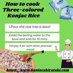 ข้าวบุกอบแห้งคาร์โบไฮเดรตต่ำ ketogenic ข้าวบุกอาหารมังสวิรัติได้รับการรับรองฮาลาลแคลอรี่ต่ำ - Product Image 5