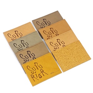 Étiquette en cuir véritable personnalisée, embossée, avec logo personnalisé, patch en cuir sur mesure pour jeans, sacs, vêtements. - Product Image 1