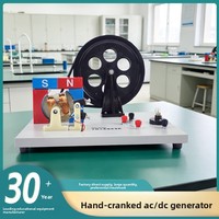 Labor-Großgenerator mit Handkurbel für Wechsel-/Gleichstrom, Demonstrationsmodell für Physikunterricht in Mittel- und Oberstufen, Nicht-elektrisch