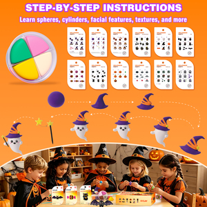 Ensemble de pâte à modeler pour enfants conforme à la norme CPC, pâte à modeler ultra légère à séchage à l'air, pâte à modeler sûre, douce et non toxique pour l'art en classe préscolaire - Product Image 3