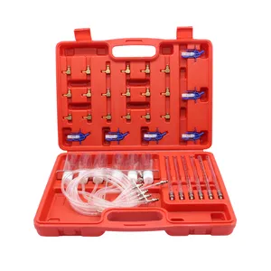 Kit d'outils de Diagnostic de voiture Diesel, ensemble de 6 cylindres, 23 pièces, adaptateurs de Rail Common, pour flux d'injecteur, ligne de carburant, Test anti-fuite