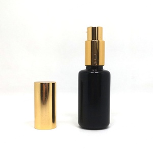 5ml-100ml UV Black Dark Violet Skin Care Essential Oil Serum <b>Dropper</b> Spray Pump Glass Cosmetic <b>Bottle</b> with Screen Printing - Product Image 6