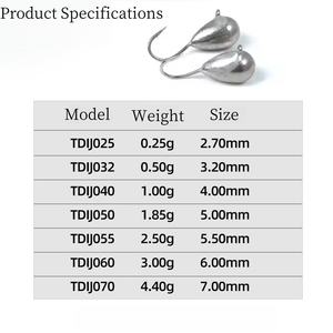 Jig de pêche sur glace en tungstène, appât réaliste <span class=keywords><strong>pour</strong></span> <span class=keywords><strong>la</strong></span> <span class=keywords><strong>truite</strong></span>, le brochet, le sandre, ultra <span class=keywords><strong>léger</strong></span>, à descente lente, <span class=keywords><strong>pour</strong></span> les eaux profondes - Product Image 3