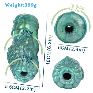 Masturbadores de canal completo de silicona suave GEEBA, molde invertido de Vagina realista, doble cabeza, entrenamiento de pene, estimula el orgasmo - Product Image 6