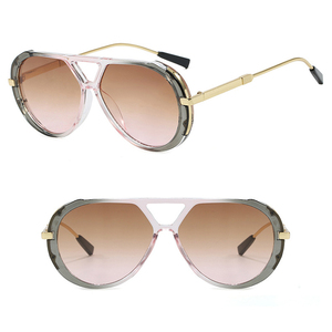 DL Lunettes Double Faisceau En Forme De <span class=keywords><strong>Crapaud</strong></span> Rétro Grand Cadre Femmes Mode Lunettes De Soleil - Product Image 4