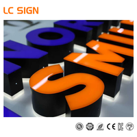 LC Schilderhersteller Maßgefertigte LED-Beleuchtete Schilder Außenwerbung Rauchershop Ladenfront LED-Schilder
