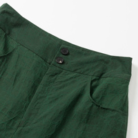 Pantalon large 100% soie de mûrier pour femme, nouvelle collection été, taille haute, coupe ajustée, vert foncé, pantalon court en soie, élégant et décontracté, style culotte