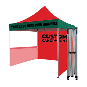 RONNINGSTAR all'aperto facile da installare pesante pieghevole 3m x 3m 10x10 m tenda impermeabile tenda rossa Pop-up pieghevole tenda Gazebo - Product Image 1