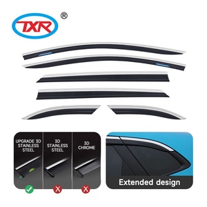 Pare-brise de porte de voiture, déflecteur de <span class=keywords><strong>vent</strong></span>, pare-brise de fenêtre de protection toutes saisons pour MG HS accessoires déflecteurs de fenêtre 2018- - Product Image 5