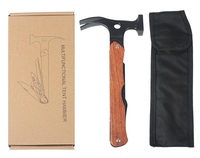 Hache multifonctionnelle, marteau de sauvetage monté sur voiture, marteau brise-vitre, outils de plein air portables, hache multifonctionnelle pour le camping
