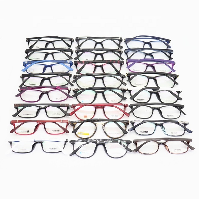 Assorted TR90 Optical Eyeglasses Frames Classic Styles with Solid Pattern Budget-Friendly Stock Glasses