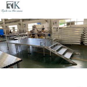 Vente d'usine, plateforme de scène extérieure pour événements, scène à hauteur réglable - Product Image 4