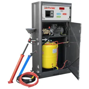 Machine de lavage de voitures en libre-service Tahawash TTJX, fonctionnant aux pièces et billets, double mousse, équipement professionnel - Product Image 1