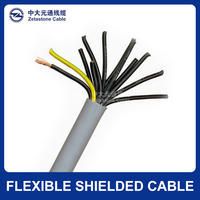 Maßgefertigtes PVC-Isoliertes Flexibles Abgeschirmtes Kabel Verzinntes Kupfer Geflochtene Abschirmung Verseilte Kupferleiter Verkabelung