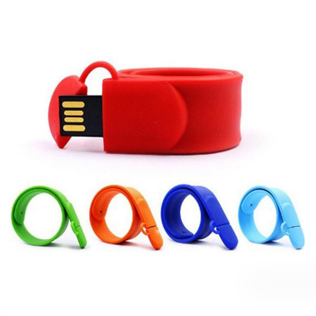 Manufacturer Supplies High-Speed 32Gb 16g Snap Ring USB Flash Drive Creative Gift with Engraved Logo USB 2.0 Interface