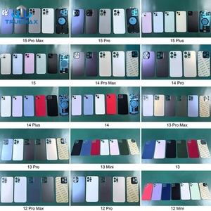 Remplacement de la coque arrière de la batterie du téléphone portable pour iPhone X Xs Xr 11 12 13 Mini 14 Plus 15 16 17 Pro Max air Chassis - Product Image 5