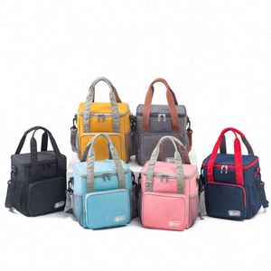 Sac isotherme de pique-nique de haute qualité avec bandoulière, imperméable, doublure en PEVA, sacs à lunch isolés, sac de transport alimentaire en gros - Product Image 1