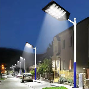 Lampe solaire de rue HY-S02W, LED, matériau ABS, éclairage de sécurité <span class=keywords><strong>extérieur</strong></span> avec détecteur de mouvement, IP67, télécommande, certifiée CE, 6000K - Product Image 1