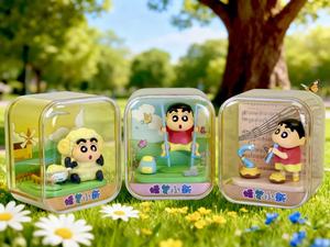 Caja de 12 Unidades al por Mayor, Anime Mitu Crayon Shin-chan, Serie Vida Cotidiana Divertida, Caja Sorpresa con Microescenas, Caja de Colección para Juguetes y Regalos - Product Image 4