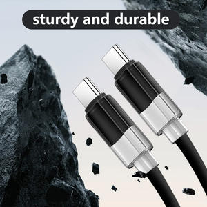 สายซิลิโคน USB ชนิด C ถึง Type C สายชาร์จเร็ว - Product Image 5