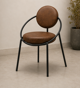 Chaise de salle à manger contemporaine haut de gamme avec siège rembourré confortable pour maison moderne, cuisine, café, restaurant et hôtel - Product Image 1