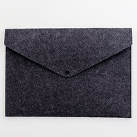Emballage de dossiers d'affaires en feutre, avec fermeture à pression, housse de dossier classique, A4, vente en gros