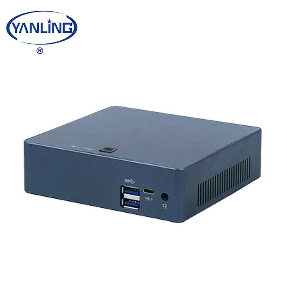 2018 nouveau design mince pc client IBOX-501 N8F Core i5 8250u quad core 1.6 Ghz mini ordinateur de jeu soutien usb3.1 port