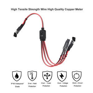 Cablaggio per <span class=keywords><strong>auto</strong></span> <span class=keywords><strong>cavi</strong></span> caricabatteria per <span class=keywords><strong>batteria</strong></span> 3x SAE Splitter pannello di disconnessione energia solare Sae - Product Image 6