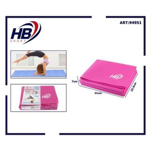 Tapete de Yoga Plegable de PVC de 173*61*4mm, Producto Portátil y Duradero para la Práctica de Yoga - Product Image 3