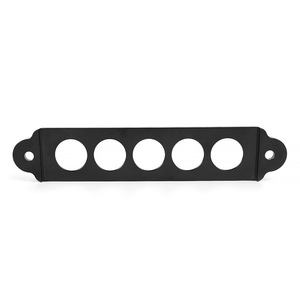Aluminum Alloy Battery Mounting <b>Bracket</b> 200mm 5-Hole Black Car Modification Part - Product Image 2