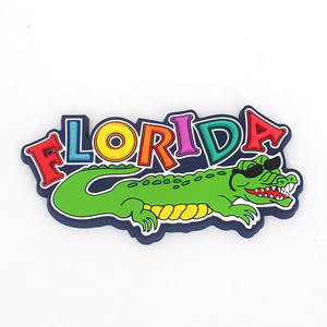 Imán de Refrigerador de Goma Suave de PVC Personalizado, Mapa de Florida, Regalo de Recuerdo en 3D - Product Image 2